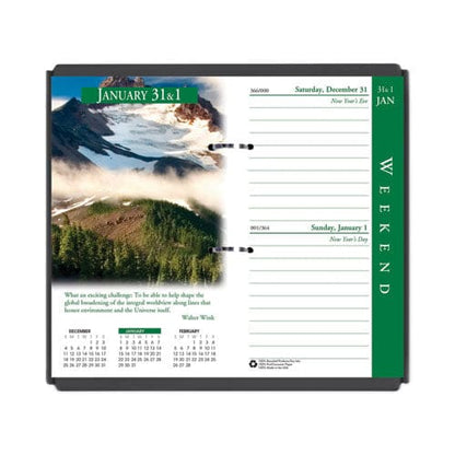 House of Doolittle Earthscapes Desk Calendar Refill Nature Photography 3.5 X 6 White/multicolor Sheets 2023 - Office - House of Doolittle™