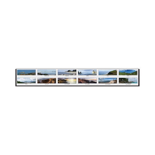 House of Doolittle Earthscapes Recycled Monthly Desk Pad Calendar Coastlines Photos 18.5 X 13 Black Binding/corners,12-month (jan-dec): 2023