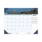 House of Doolittle Earthscapes Recycled Monthly Desk Pad Calendar Coastlines Photos 18.5 X 13 Black Binding/corners,12-month (jan-dec): 2023