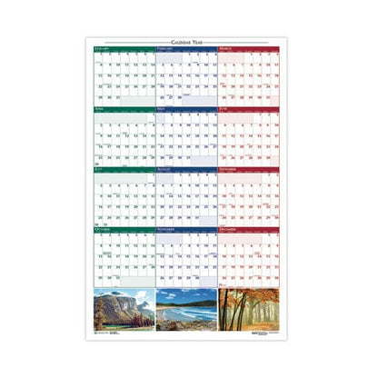 House of Doolittle Earthscapes Recycled Reversible/erasable Yearly Wall Calendar Nature Photos 18 X 24 White Sheets 12-month (jan-dec): 2023