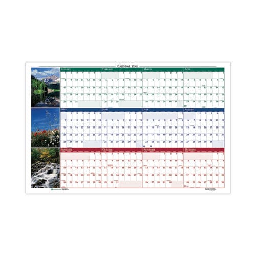House of Doolittle Earthscapes Recycled Reversible/erasable Yearly Wall Calendar Nature Photos 18 X 24 White Sheets 12-month (jan-dec): 2023