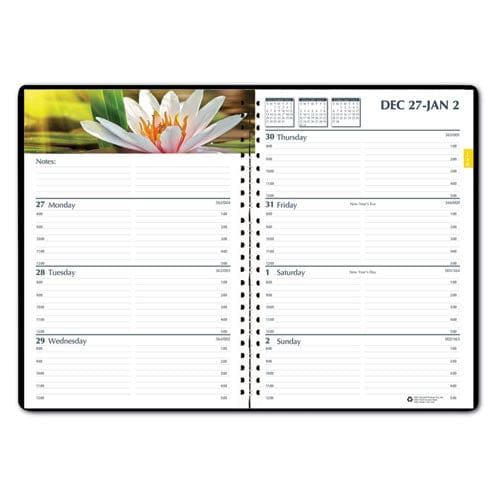 House of Doolittle Earthscapes Recycled Weekly/monthly Planner Gardens Of The World Photography 10 X 7 Black Cover 12-month (jan-dec): 2023