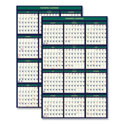 House of Doolittle Four Season Erasable Business/academic Recycled Wall Calendar 24 X 37 12-month(july-june):2022-2023