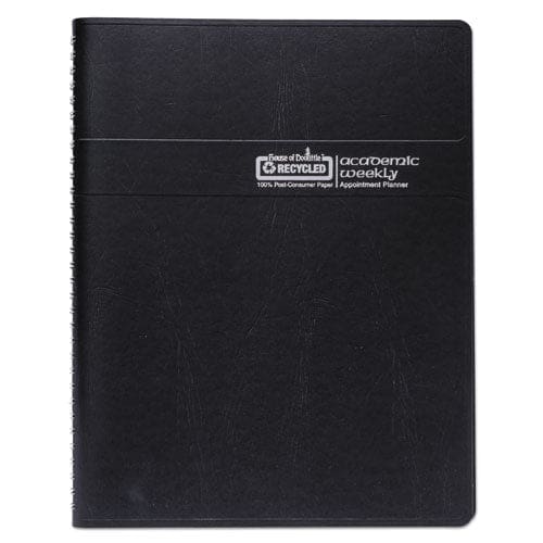 House of Doolittle Recycled Academic Weekly/monthly Appointment Planner 8 X 5 Black Cover 13-month (aug To Aug): 2022 To 2023 - School
