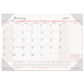 House of Doolittle Recycled Monthly Desk Pad Calendar Breast Cancer Awareness Artwork 18.5 X 13 Black Binding/corners,12-month(jan-dec):