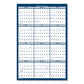 House of Doolittle Recycled Poster Style Reversible/erasable Yearly Wall Calendar 32 X 48 White/blue/gray Sheets 12-month (jan To Dec): 2023