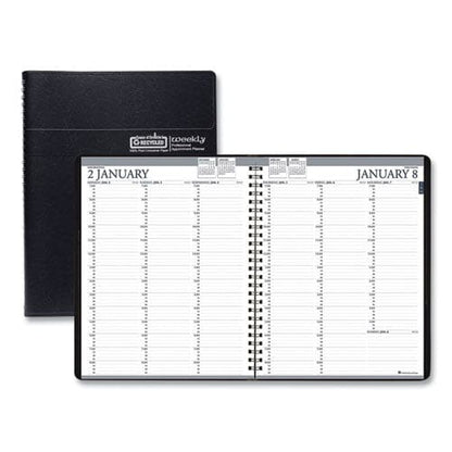 House of Doolittle Recycled Professional Weekly Planner 15-minute Appts 11 X 8.5 Black Wirebound Soft Cover 12-month (jan To Dec): 2023 -