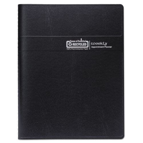 House of Doolittle Recycled Weekly Appointment Book 8 X 5 Black Cover 12-month (jan To Dec): 2023 - School Supplies - House of Doolittle™