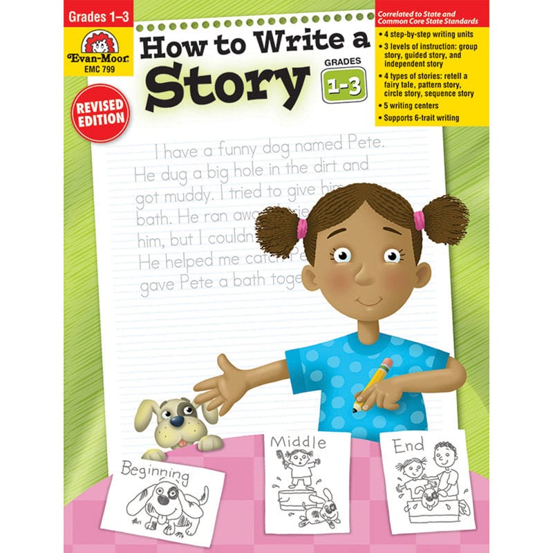 How To Write A Story Gr 1-3 (Pack of 2) - Writing Skills - Evan-moor