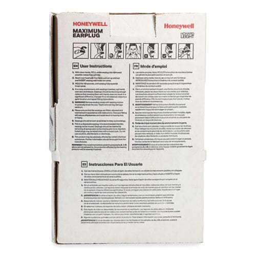 Howard Leight by Honeywell Maximum Single-use Earplugs Cordless 33nrr Coral 200 Pairs - Janitorial & Sanitation - Howard Leight®