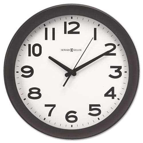 Howard Miller Kenwick Wall Clock 13.5 Overall Diameter Black Case 1 Aa (sold Separately) - Office - Howard Miller®