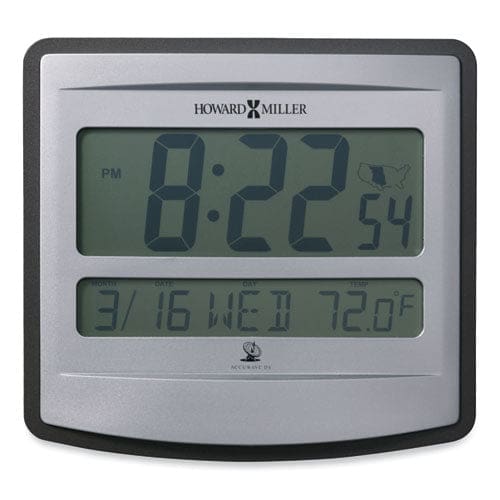 Howard Miller Nikita Wall Clock Silver/charcoal Case 8.75 X 8 2 Aa (sold Separately) - Office - Howard Miller®