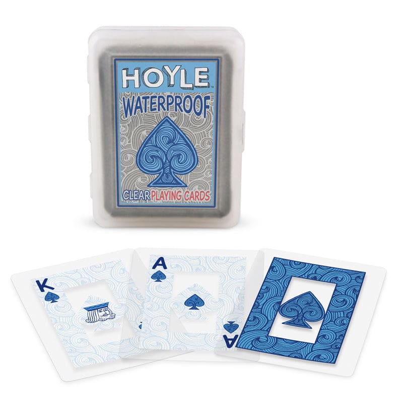 Hoyle Clear Wterproof Playing Cards (Pack of 8) - Card Games - United States Playing Card
