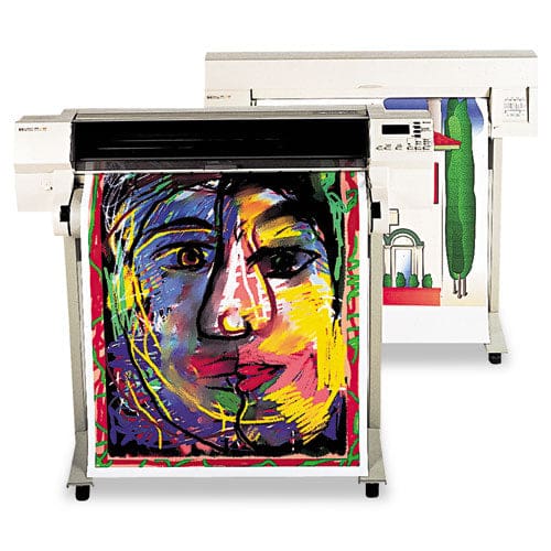 HP Designjet Large Format Paper For Inkjet Prints 7 Mil 24 X 100 Ft Gloss White - School Supplies - HP