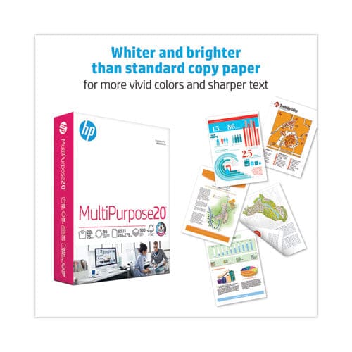 HP Papers Multipurpose20 Paper 96 Bright 20 Lb Bond Weight 8.5 X 11 White 500 Sheets/ream 3 Reams/carton - School Supplies - HP Papers