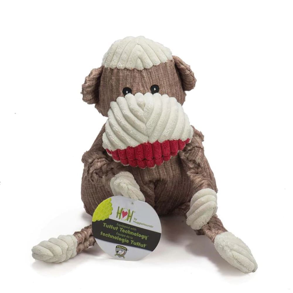 Hugglehounds Dog Stuey Sock Monkey Knottie Large - Pet Supplies - Hugglehounds