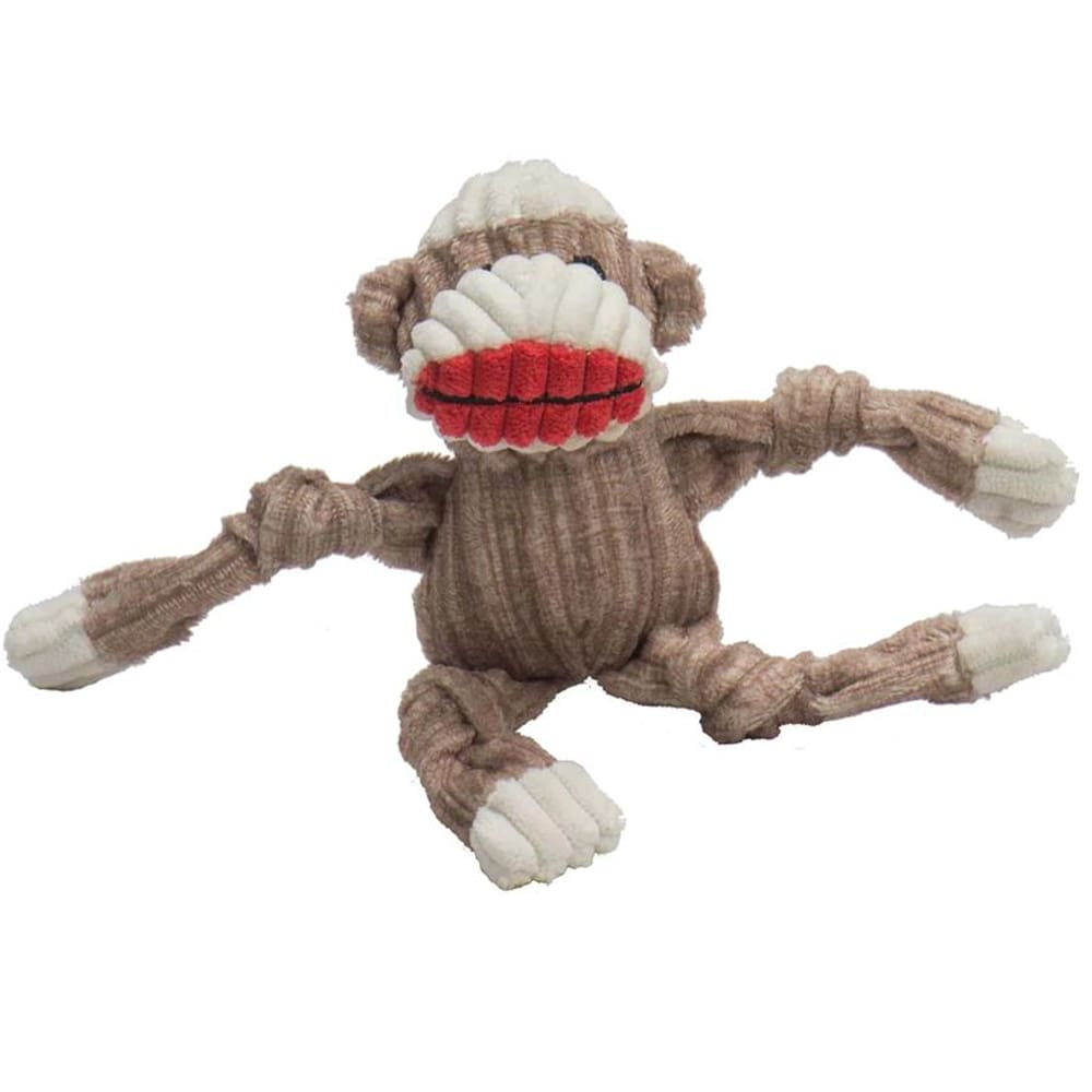 Hugglehounds Dog Stuey Sock Monkey Knottie Wee - Pet Supplies - Hugglehounds