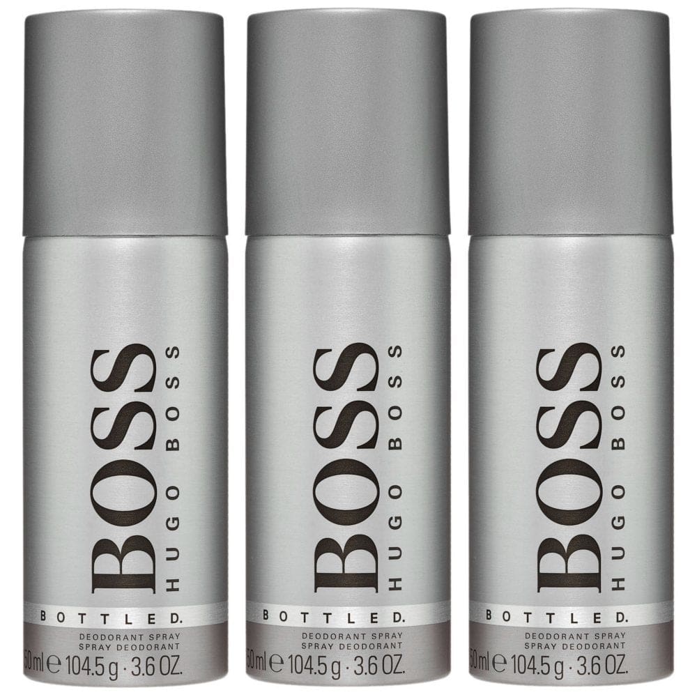 Hugo Boss Bottled for Men 3 pack Deodorant Body Spray (3.6 oz. 3 pk.) - Men’s Cologne - Hugo Boss