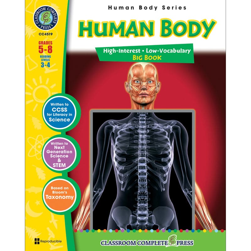 Human Body Big Book - Human Anatomy - Classroom Complete Press