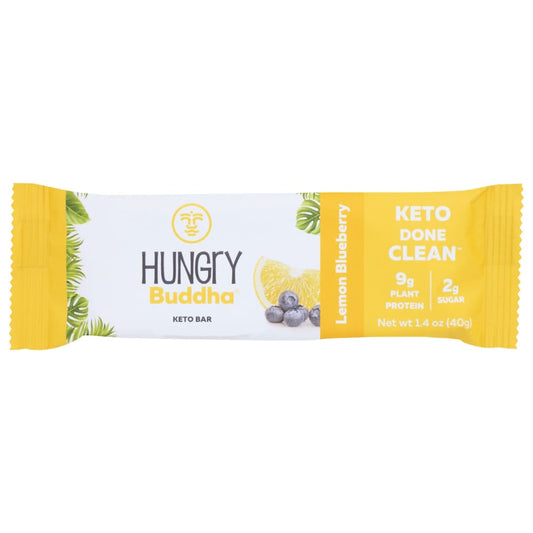 HUNGRY BUDDHA: Bar Keto Lemon Blueberry 1.4 oz - Grocery > Snacks - HUNGRY BUDDHA