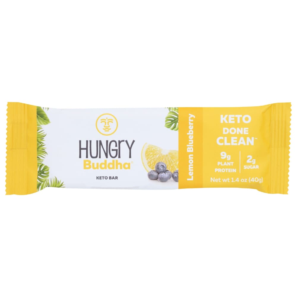 HUNGRY BUDDHA: Bar Keto Lemon Blueberry 1.4 oz - Grocery > Snacks - HUNGRY BUDDHA