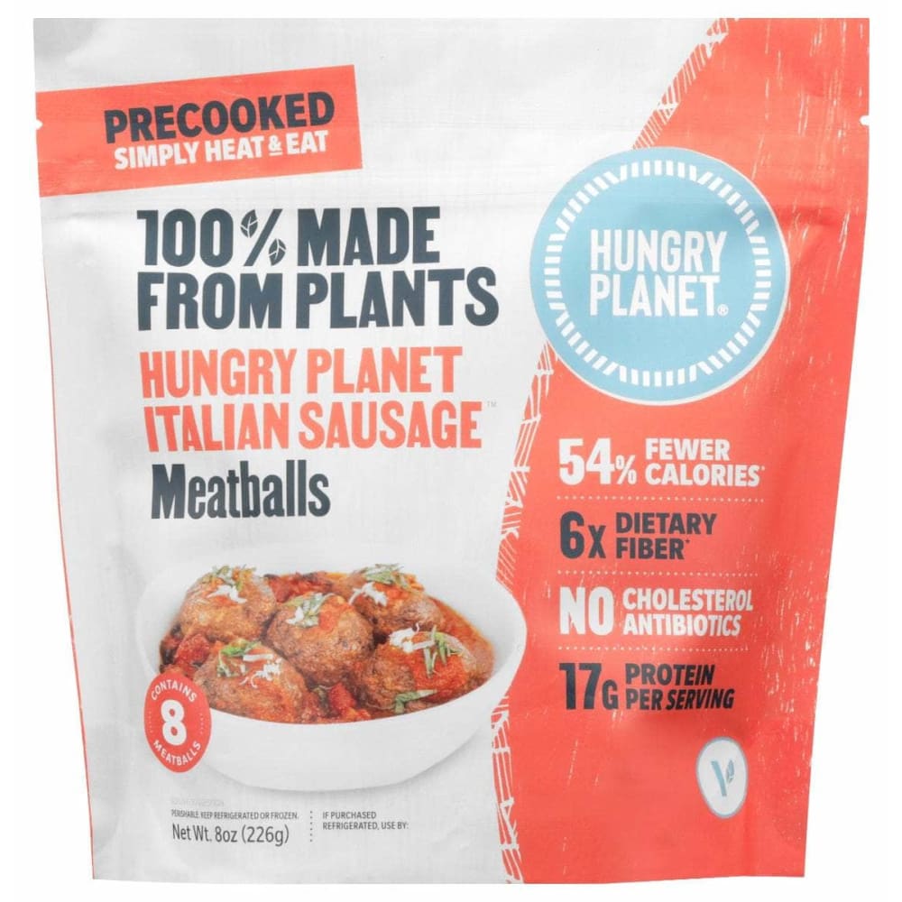 Hungry Planet Inc Grocery > Frozen HUNGRY PLANET INC: Meatballs Itl Sausage, 8 oz