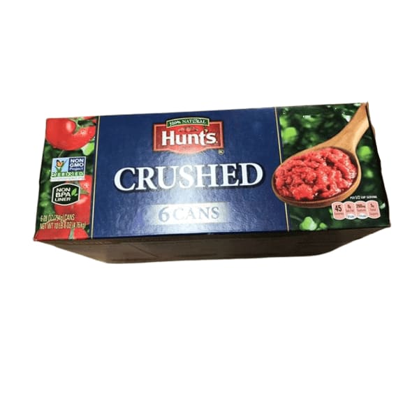 Hunt's Crushed Tomatoes, Keto Friendly, 28 oz (Pack of 6) - ShelHealth.Com