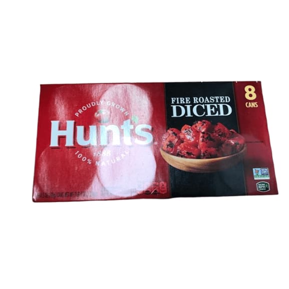 Hunt's Fire Roasted Diced Tomatoes, Keto Friendly, 14.5 oz (Pack of 8) - ShelHealth.Com