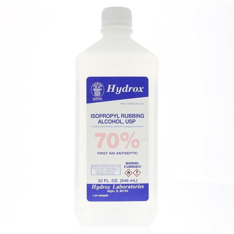 Hydrox Alcohol Isopropyl 70% 32Oz Case of 12 - Item Detail - Hydrox
