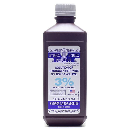 Hydrox Hydrogen Peroxide 3% 16Oz (Pack of 6) - Item Detail - Hydrox