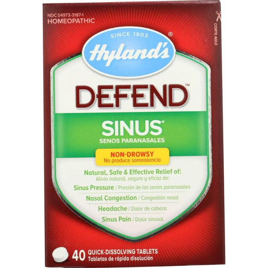 HYLANDS Hyland Sinus Defend, 40 Tablets