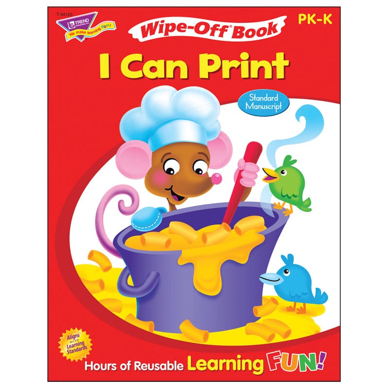 I Can Print 28Pg Wipe-Off Book (Pack of 8) - Language Arts - Trend Enterprises Inc.