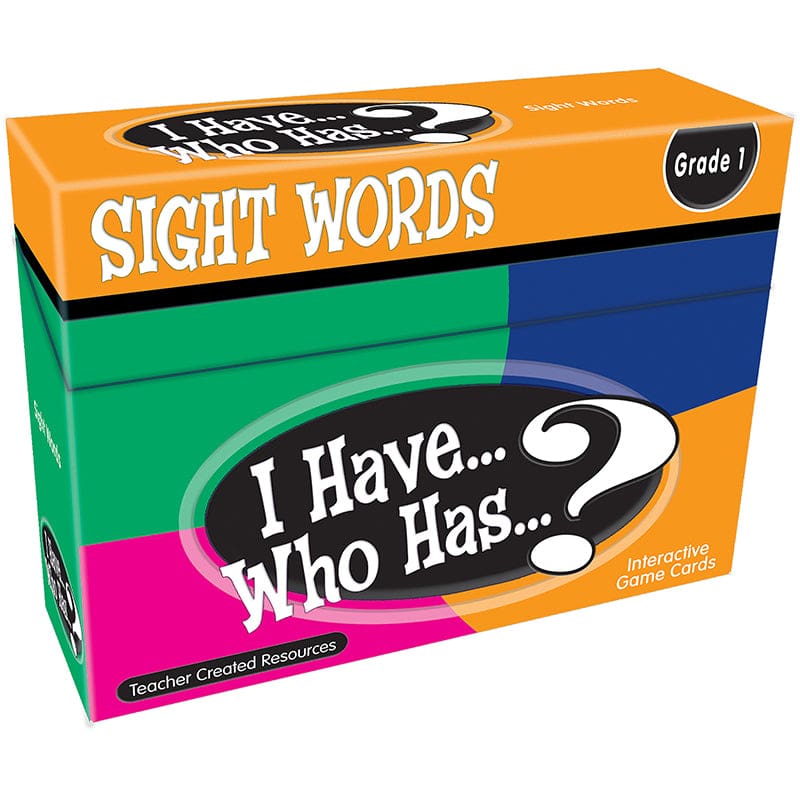 I Have Who Has Gr 1 Sight Words Games (Pack of 2) - Language Arts - Teacher Created Resources