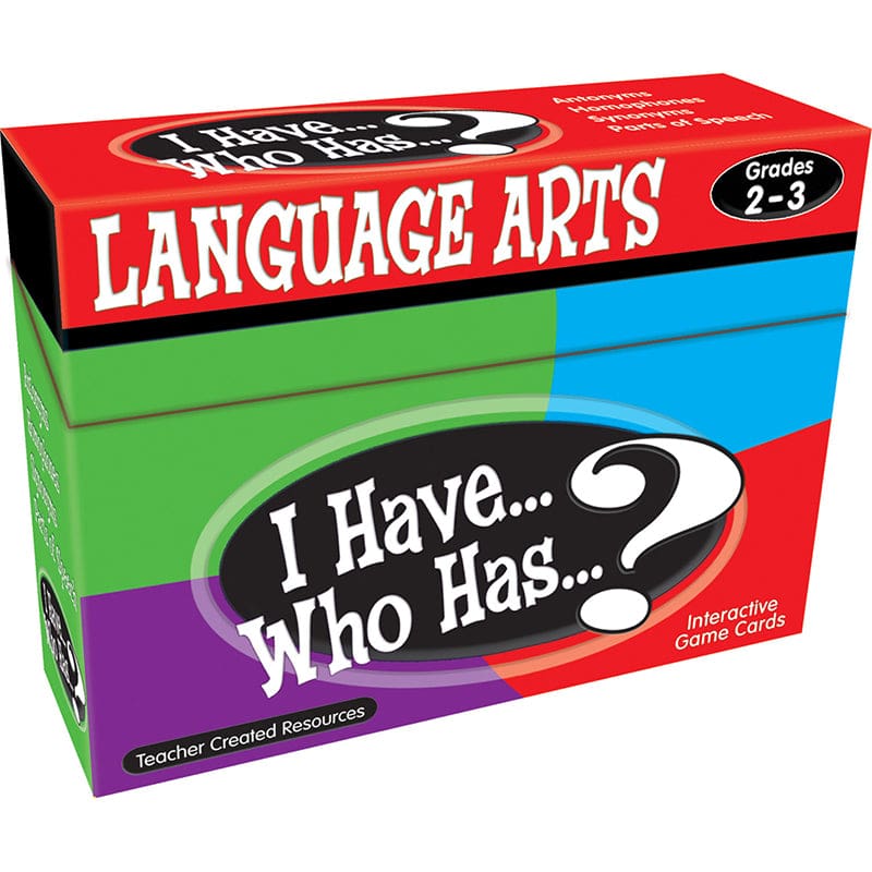 I Have Who Has Language Arts Game Gr 2-3 (Pack of 2) - Games - Teacher Created Resources