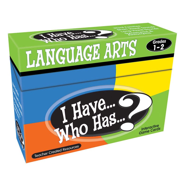 I Have Who Has Language Arts Games Gr 1-2 (Pack of 2) - Language Arts - Teacher Created Resources