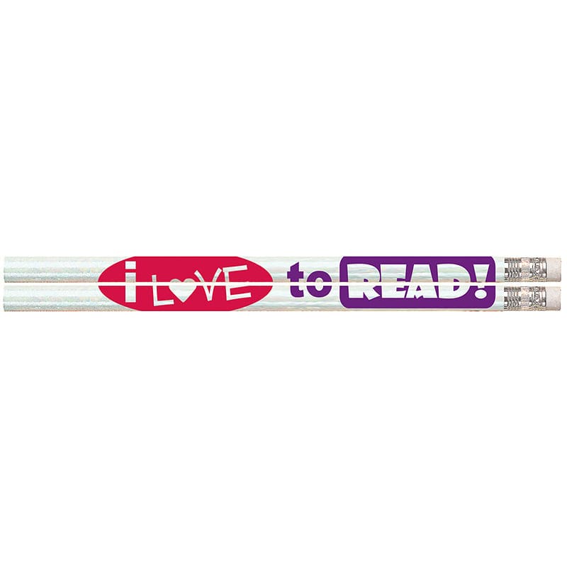 I Love To Read Pencils 12Pk (Pack of 12) - Pencils & Accessories - Musgrave Pencil Co Inc