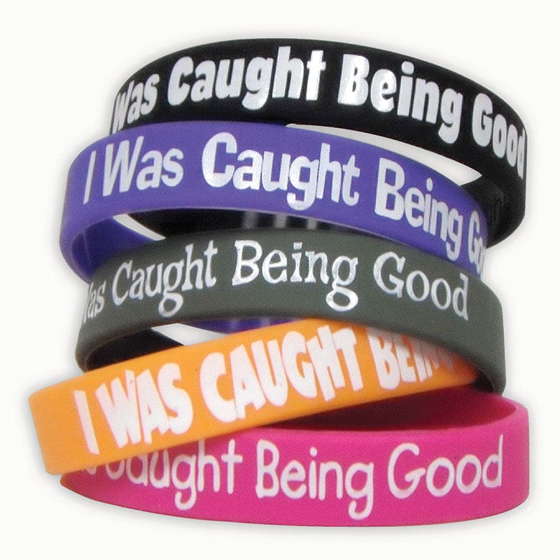 I Was Caught Being Good Wristbands 10/Pk (Pack of 10) - Novelty - Teacher Created Resources