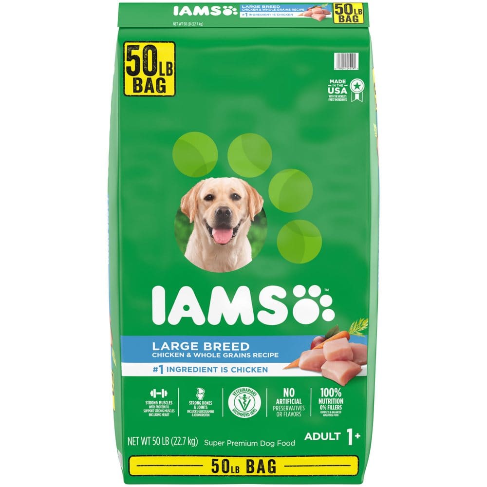 Iams Adult ProActive Health Large Breed Chicken Dry Dog Food (50 lbs) - Dog Food & Treats - Iams Adult