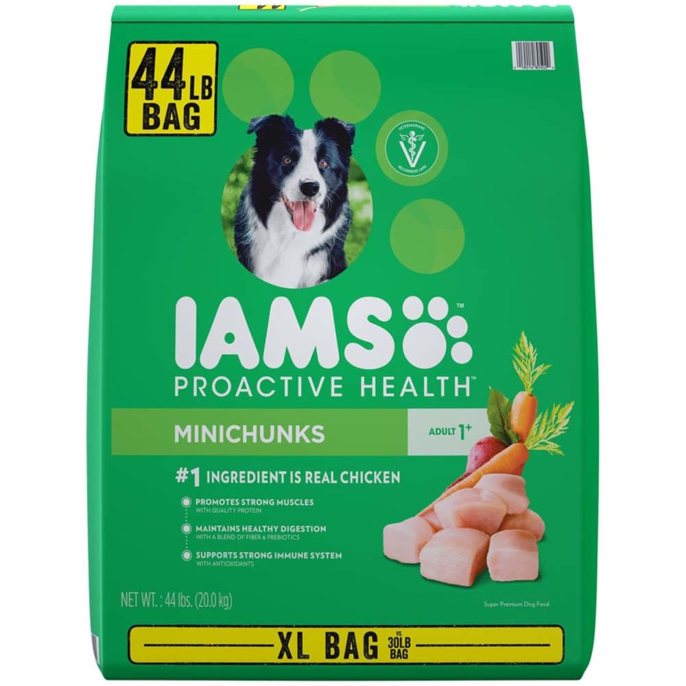 IAMS Pro Active Health Minichunks Dry Dog Food 44 lb - Pet Supplies - IAMS