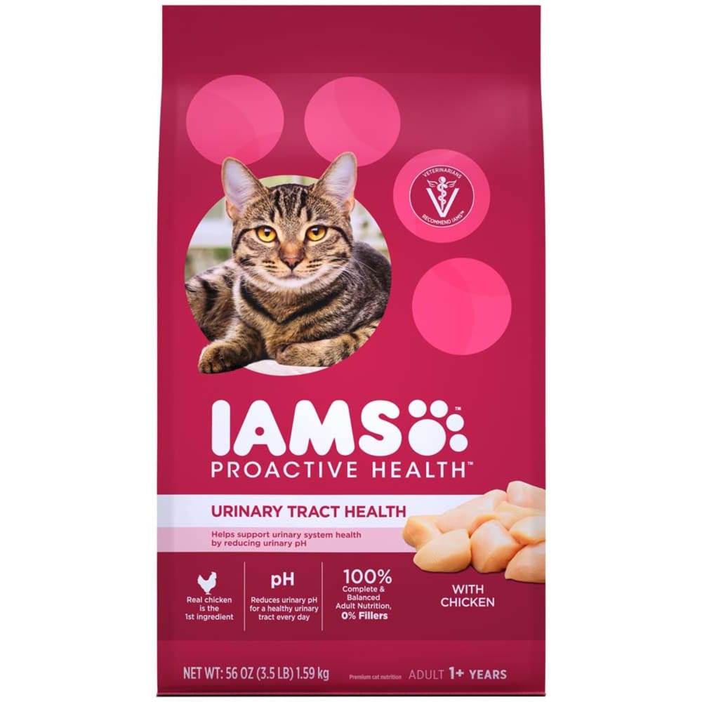 IAMS ProActive Health Adult Urinary Tract Health Dry Cat Food 3.5 lb - Pet Supplies - IAMS