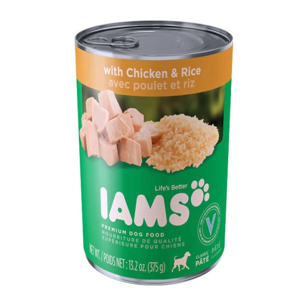 Iams Proactive Health Ground Dinner With Chicken and Rice Canned Dog Food 12Ea/13.2 Oz - Pet Supplies - Iams