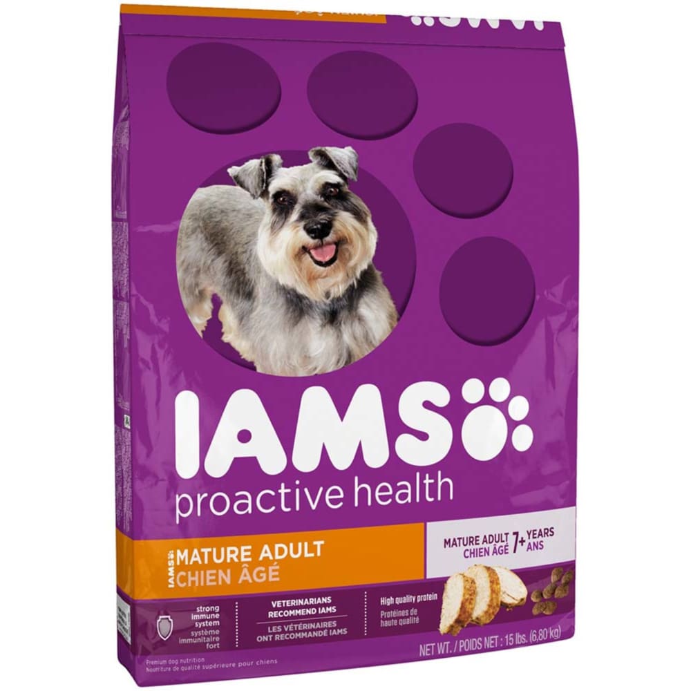 IAMS ProActive Health Mature Dog Food 15 lb - Pet Supplies - IAMS