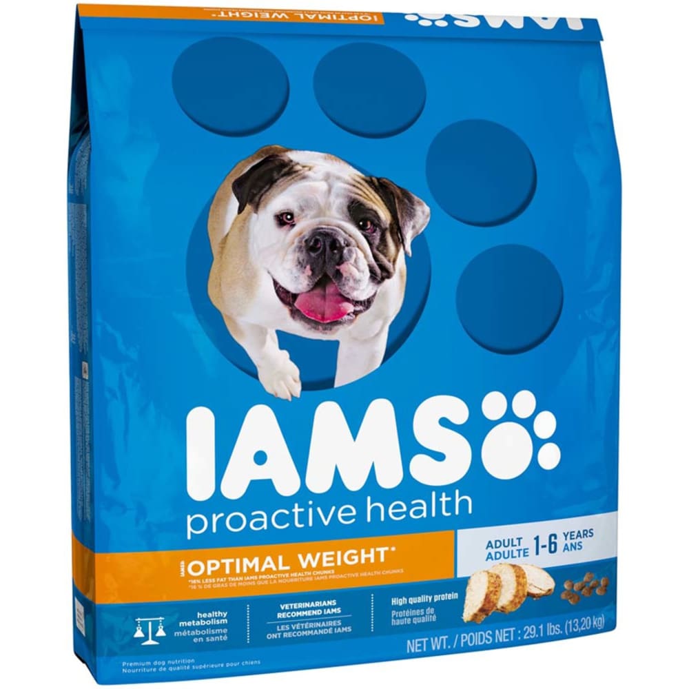 IAMS ProActive Health Optimal Weight Control Dog Food 29.1 lb - Pet Supplies - IAMS