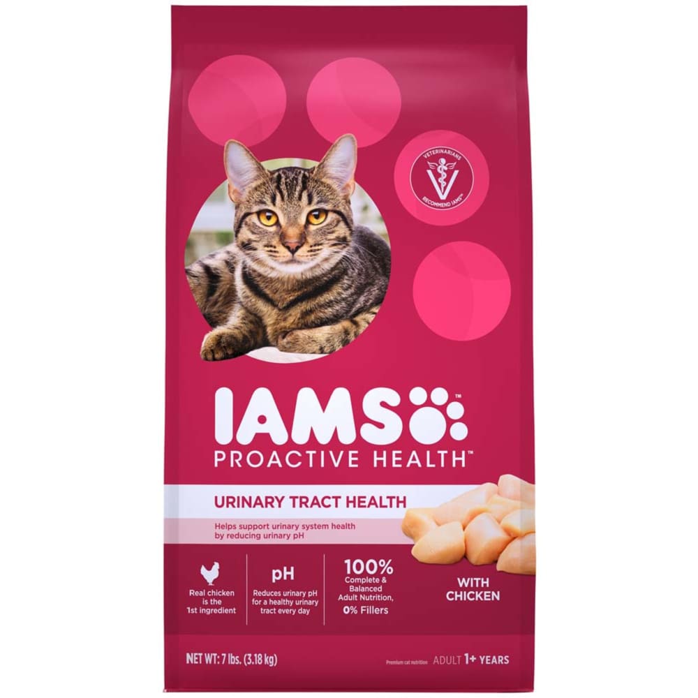 Iams Proactive Health Urinary Tract Health Dry Cat Food Chicken 7 Lb - Pet Supplies - Iams