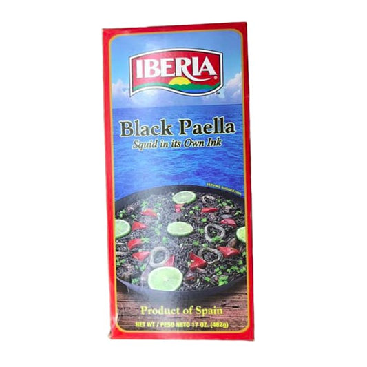 Iberia Black Paella, Squid in it's own ink, 17 oz. - ShelHealth.Com