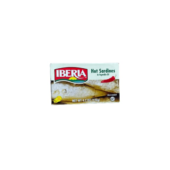 Iberia Iberia Hot Sardines in Vegetable Oil, 4.2 oz.