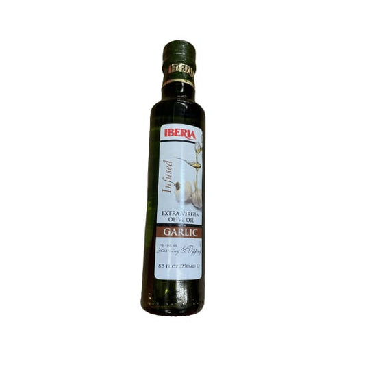 Iberia Iberia Infused Extra Virgin Olive Oil, with Garlic, 8.5 Fl Oz