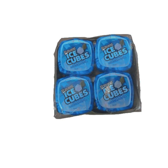 Ice Breakers Ice Cubes Sugar-Free Gum, Bottle Packs, Ice Peppermint, 4 pk 40 ea - ShelHealth.Com