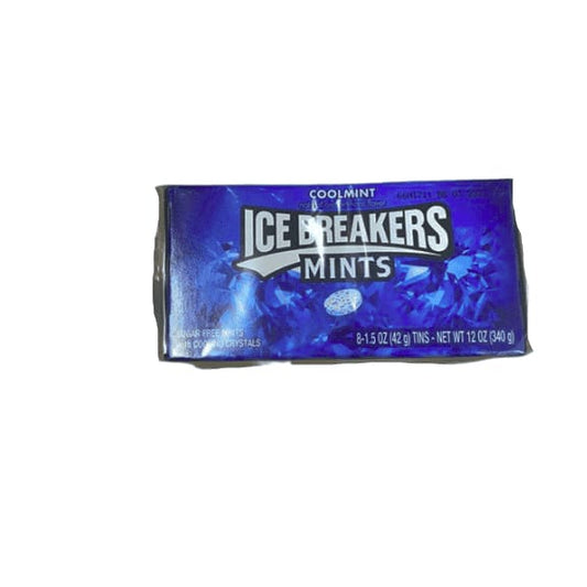ICE BREAKERS Sugar Free Mints, Coolmint, 1.5 Ounce (Pack of 8) - ShelHealth.Com