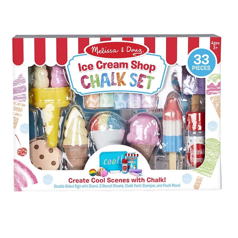 Ice Cream Shop Chalk Set - Chalk - Melissa & Doug